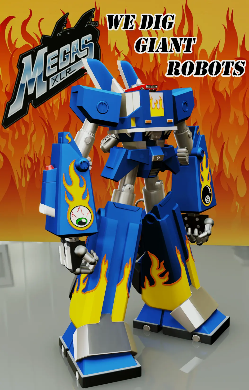 MEGAS XLR WITH 2 TORSO OPTIONS 1/144