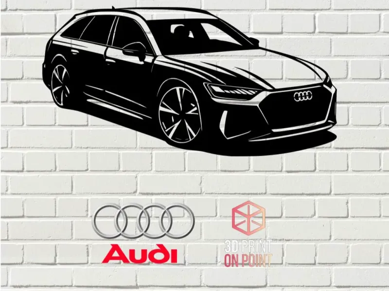 AUDI RS6 2020+ - 2D WALL ART #1