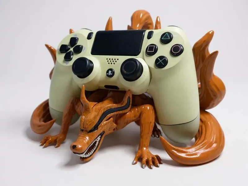 ps4 controller holder kurama naruto