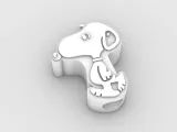 Straw Topper SNOOPY-2