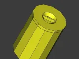 Hexagonal Box with Lid-0
