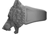 EXCLUSIVE WOLF RING DETAIL ORIENTED-4