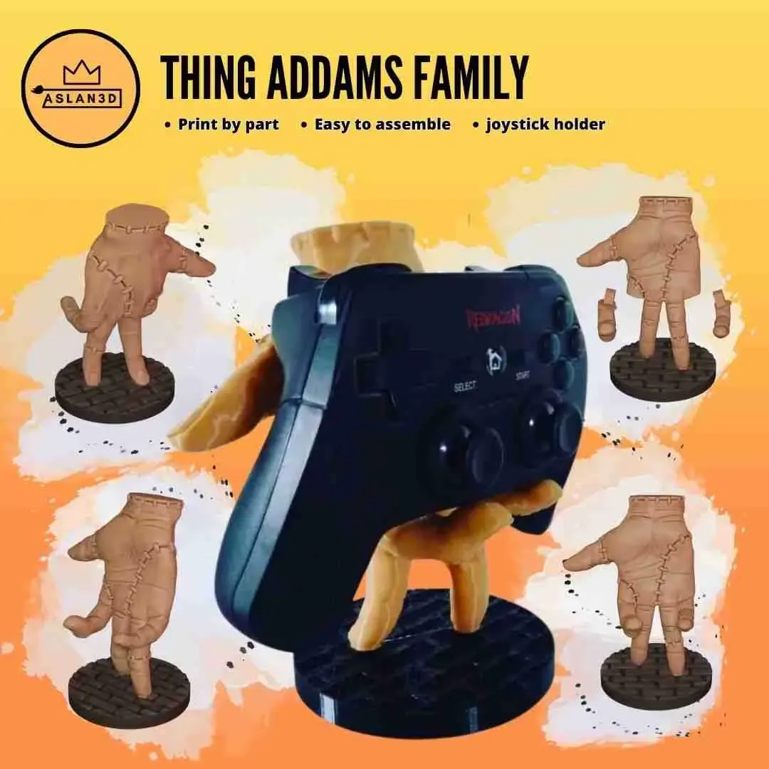 Thing addams family - joystick holder