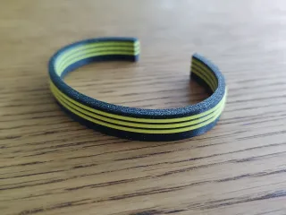 Three lines Bracelet and Ring