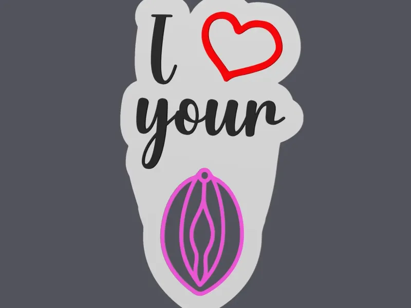 I love Your Vagina - Wall Art v2