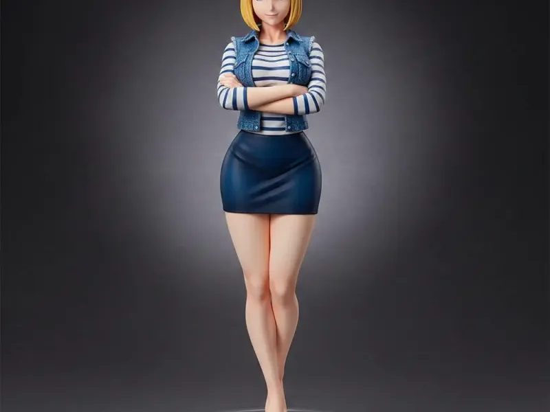 Android 18 Casual Glamour Pose Collectible Figurine