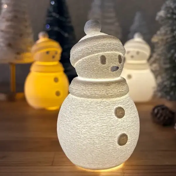 Snowman Tea-Light Ornament – 3D Printed Holiday Glow