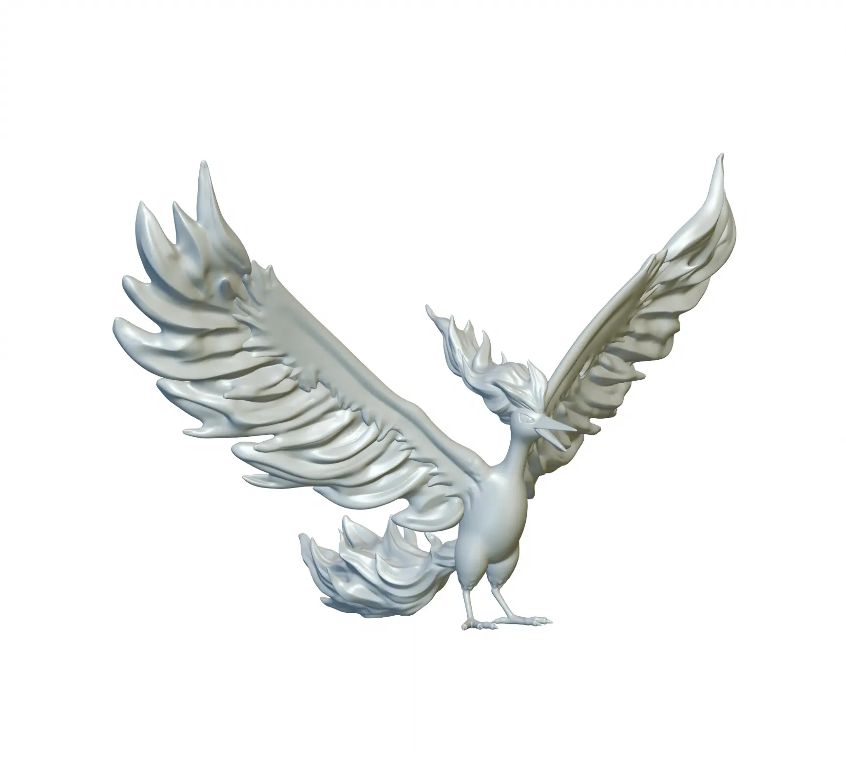 Pokemon Moltres #146 - Ready for 3D Printing!