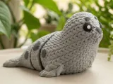 Cute Flexi Knitted Seal 🦭-1