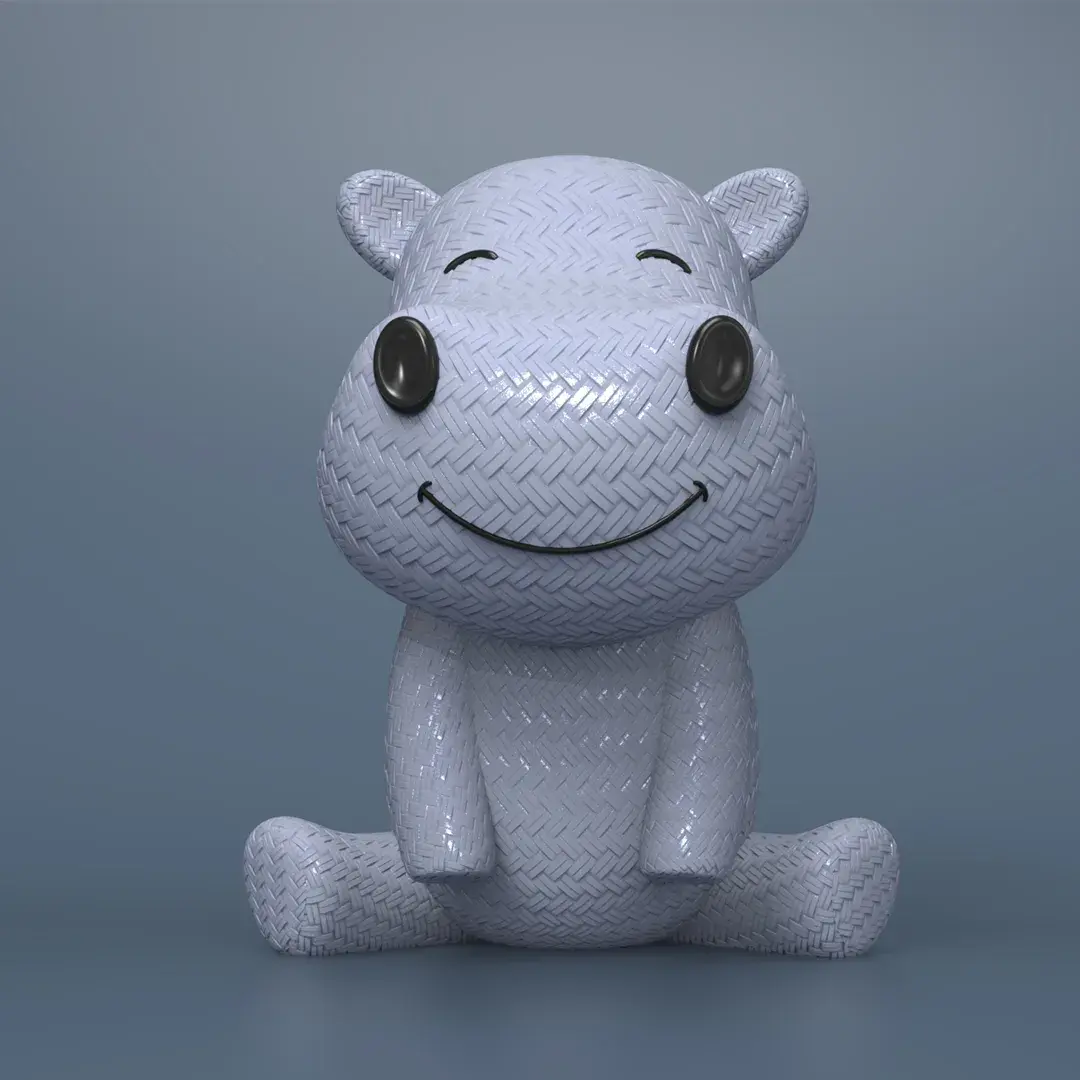 Woven Hippo