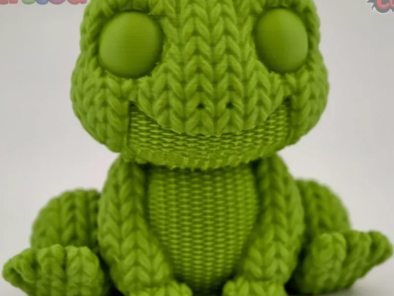 Knitted Frog – Jumping with Cuteness!