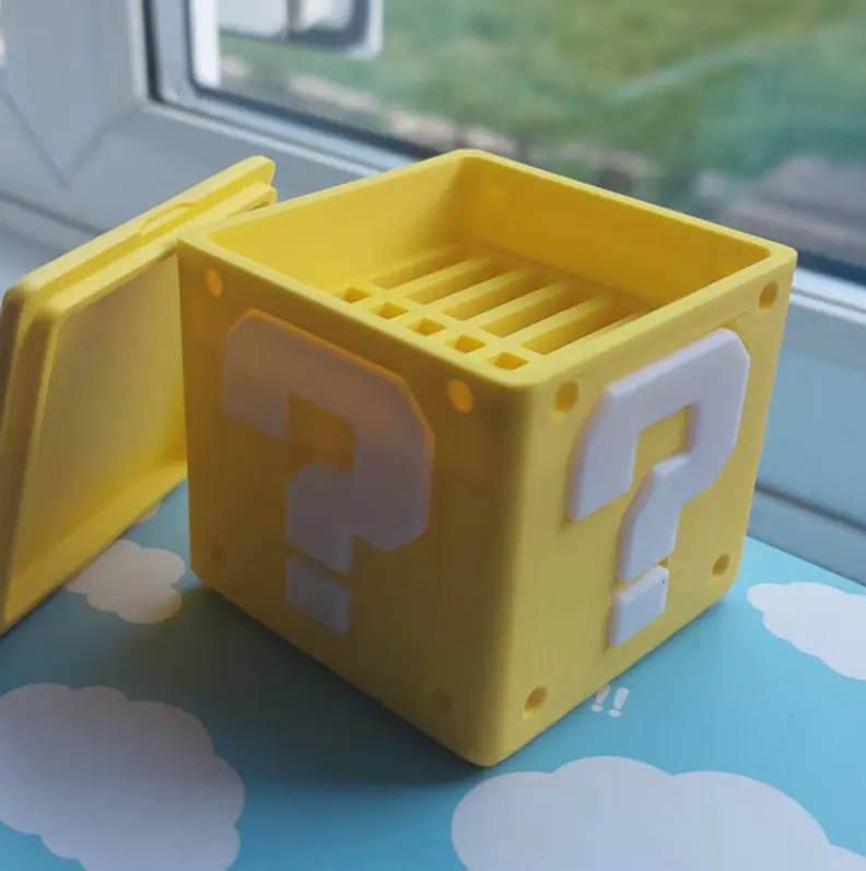 Nintendo Switch Games Holder Question mario box yellow
