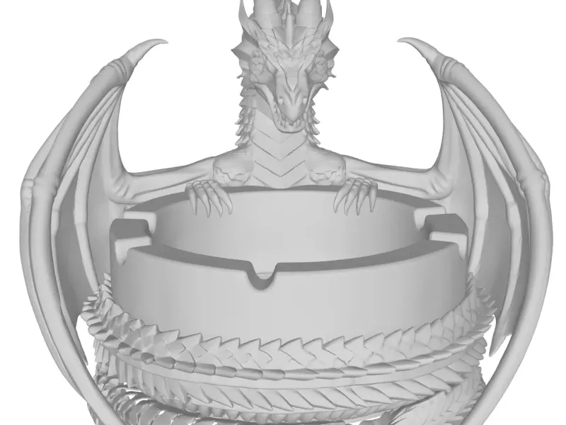 dragon ashtray 