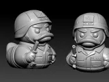 Rubber Duck - Marines - Army - 3D Print-1