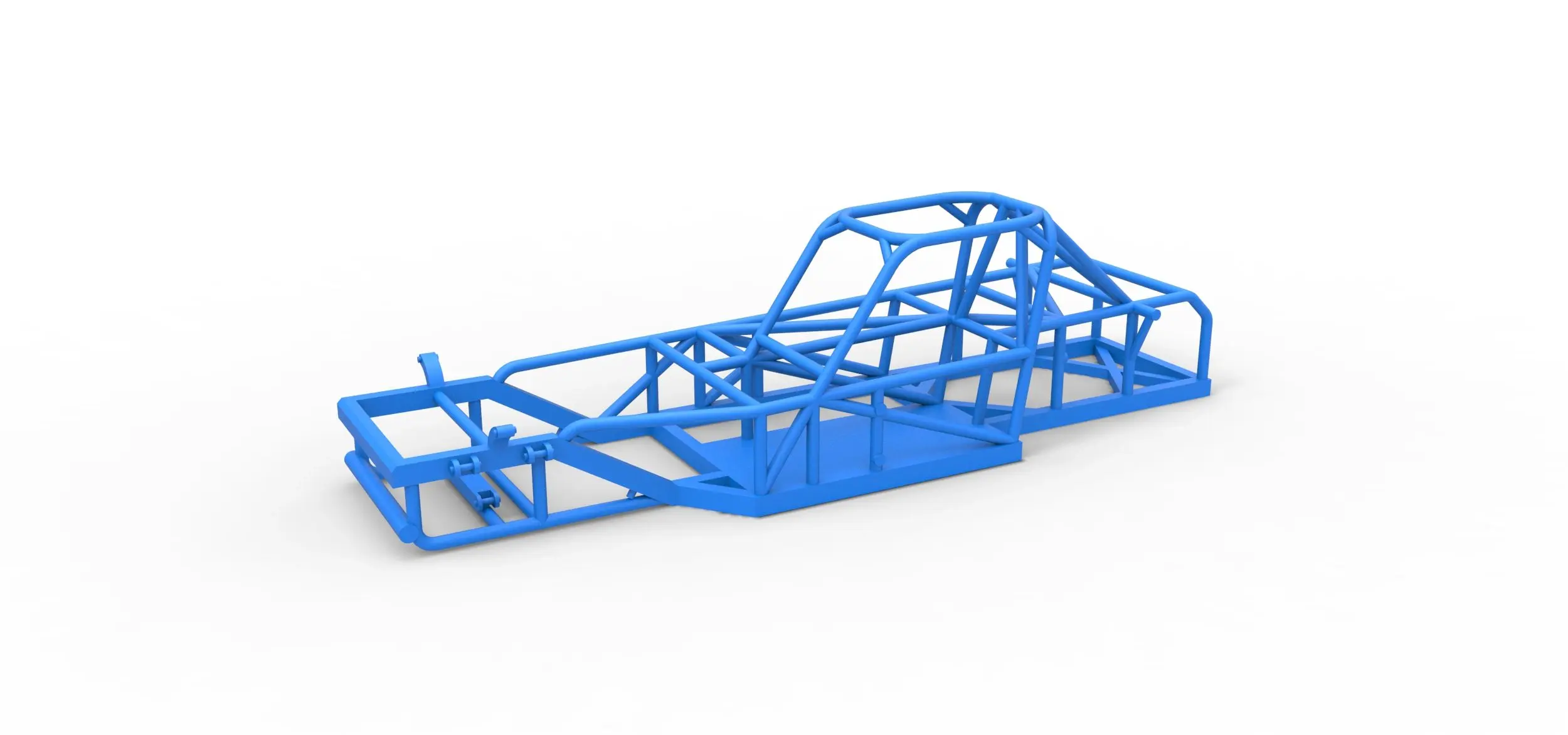 Frame of Small Block Supermodified race car Scale 1:25 | 3D models ...