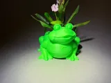Frog flower pot-4