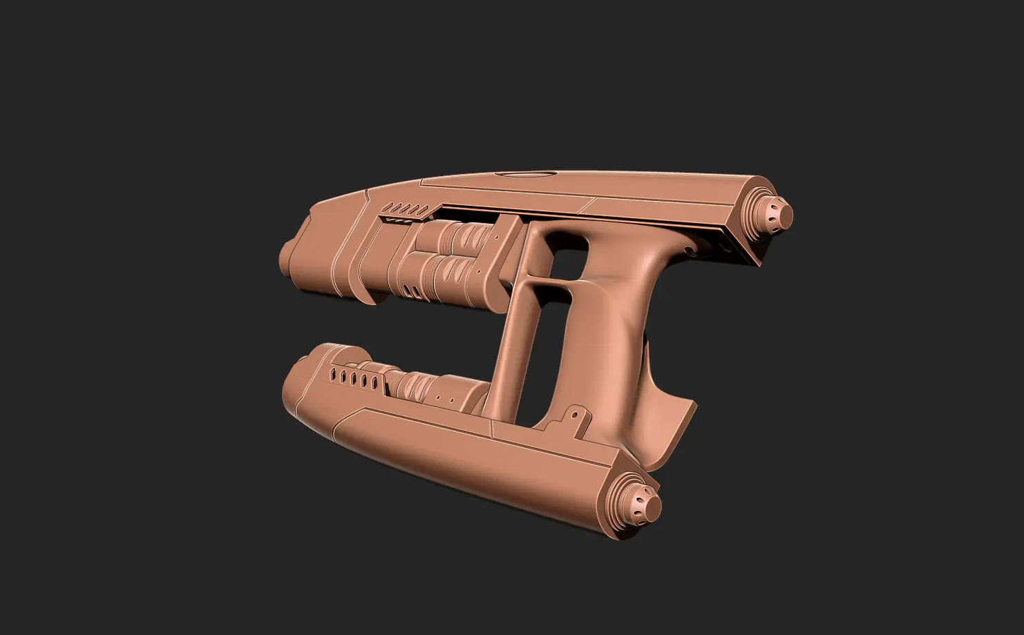 Star lord blaster 3d print model