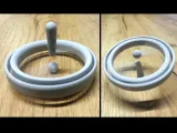 Spinning top with levitation effect-0