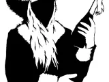 Russian Chick stencil-0