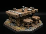 FREE PROPS Table Fantasy Miniatures 32mm STL for TTRPG-1