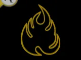 Simple Flame Symbol - 2D Art-0