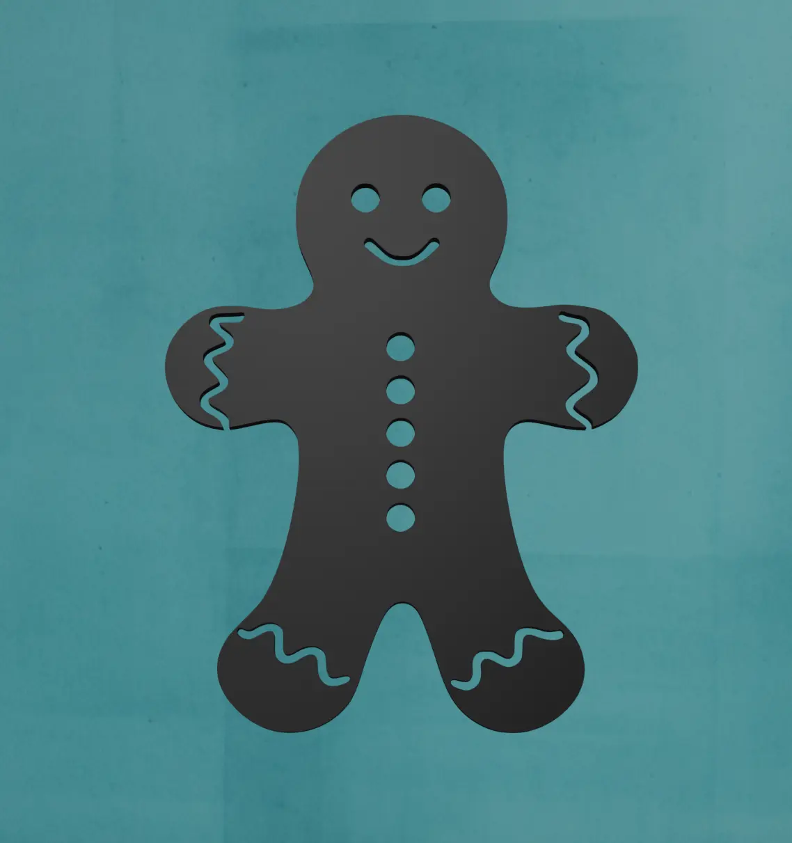 Gingerbread Man Wall Art