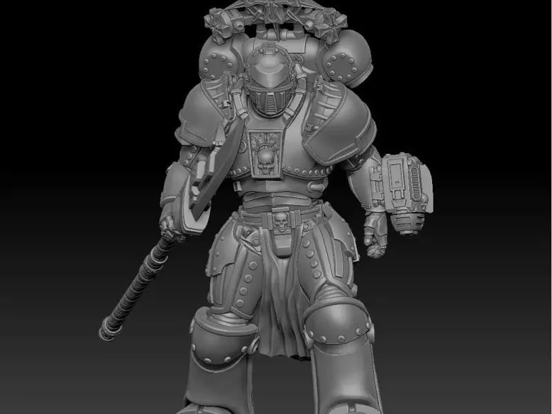 Azure Sentinel 1 — Elite Modular Sci-Fi Warrior | Premium ST