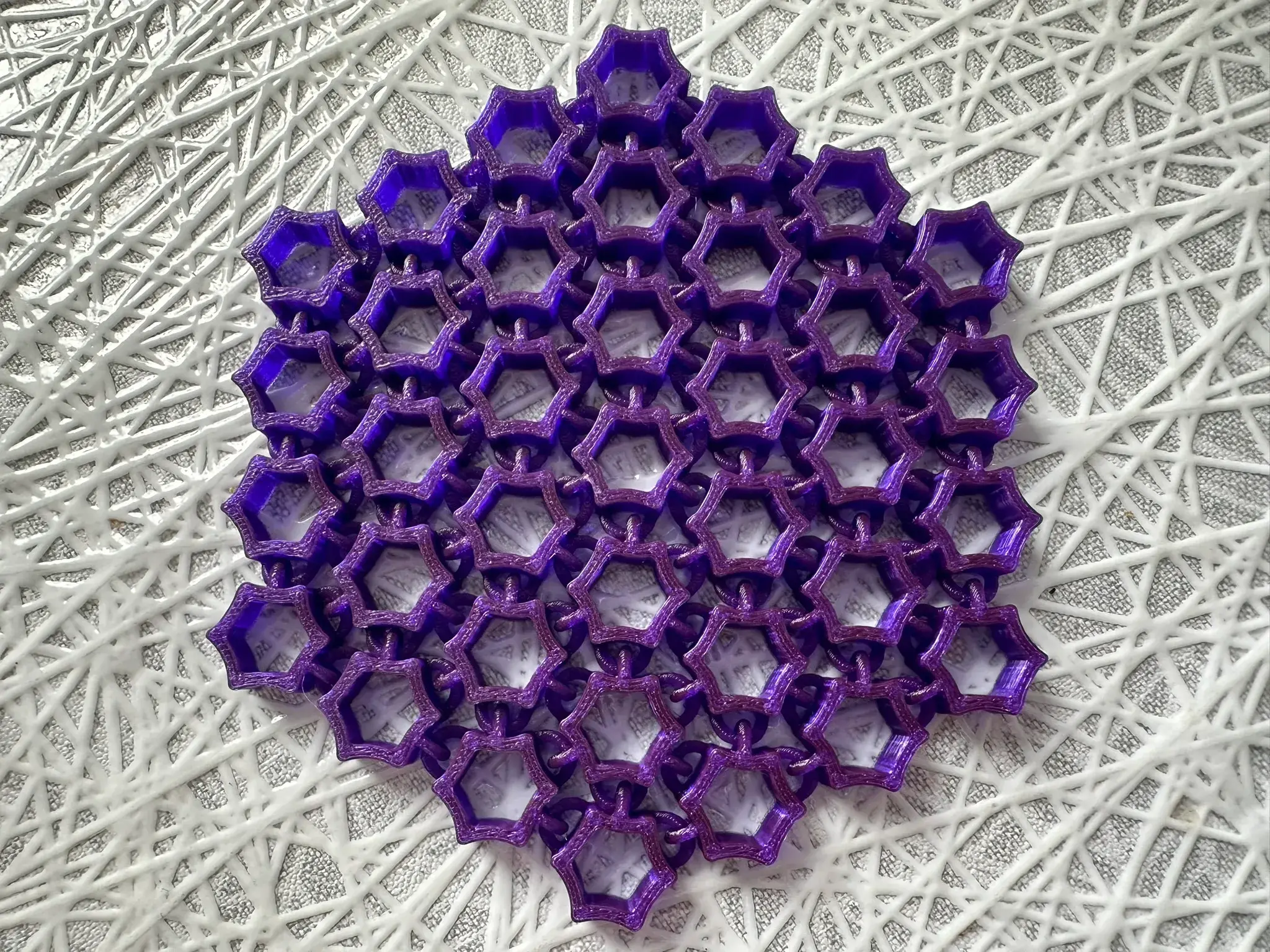 Flexi openwork drink coaster