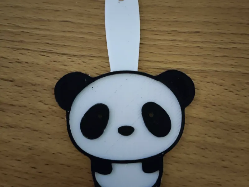 Whimsical Panda Pals: 3D-Printed Bookmark for Book Lovers