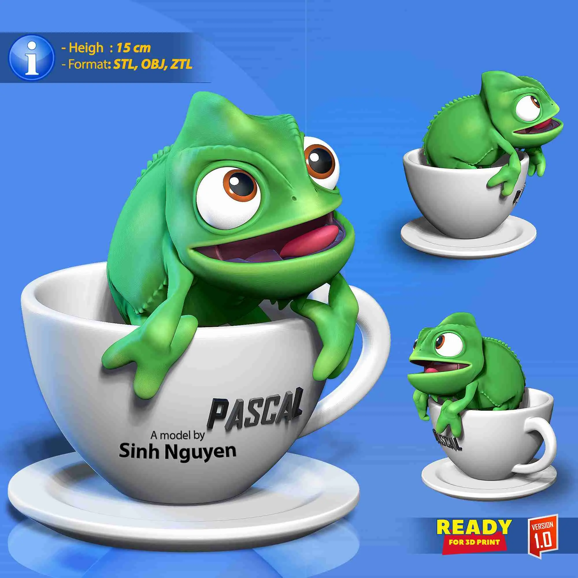 Pascal im Becher