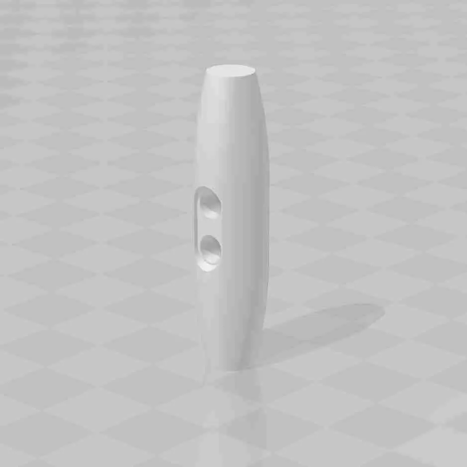 Simple long sweater button