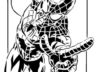 Spiderman stencil 12