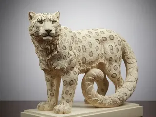 leopardo das neves