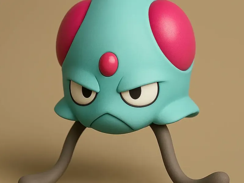 Tentacool Pokemon Chibi