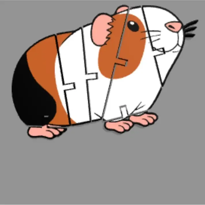 articulated guinea pig