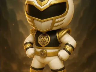 Power Rangers Blanco Chibi