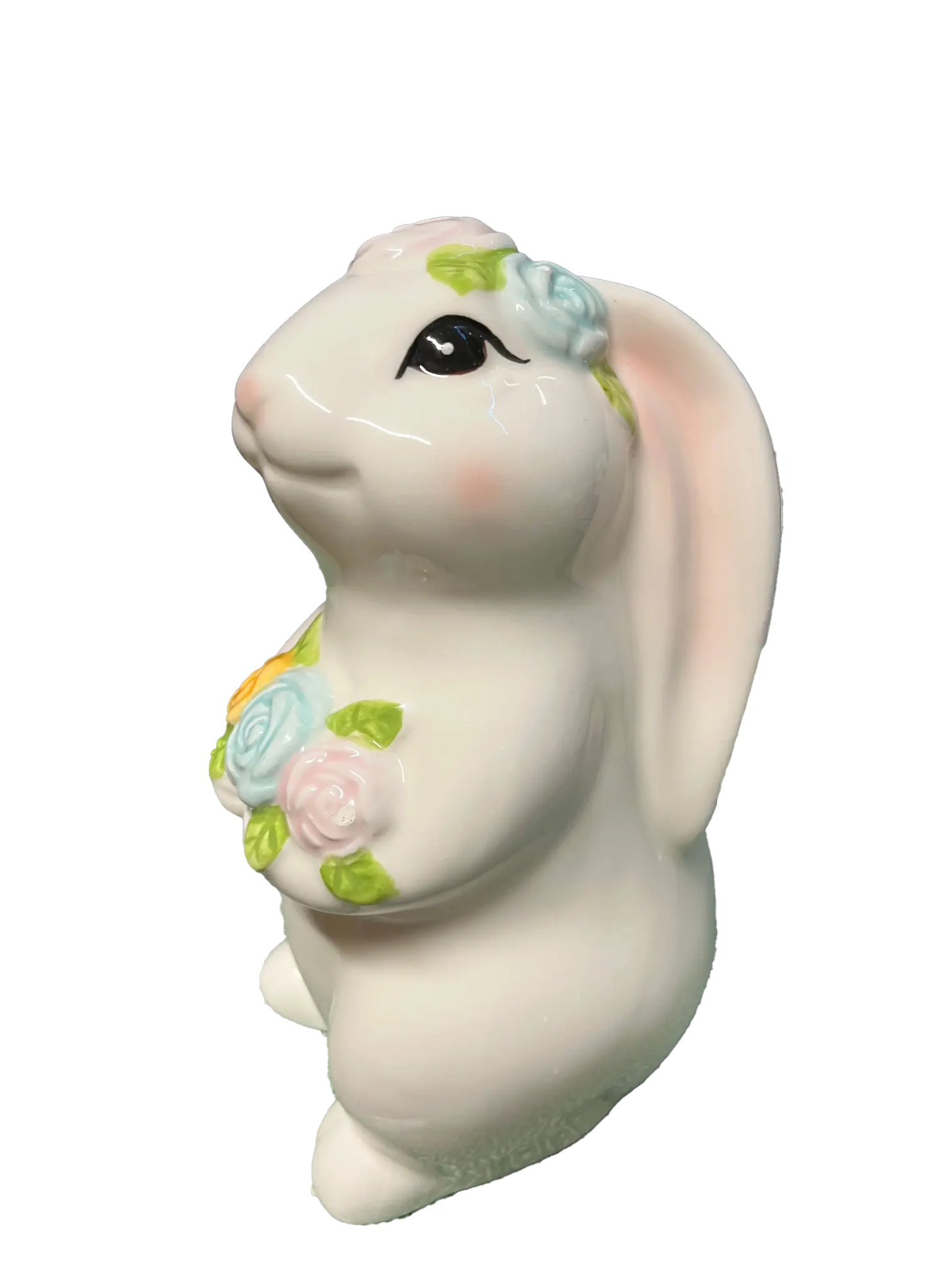 Easter Bunny with a Bouquet