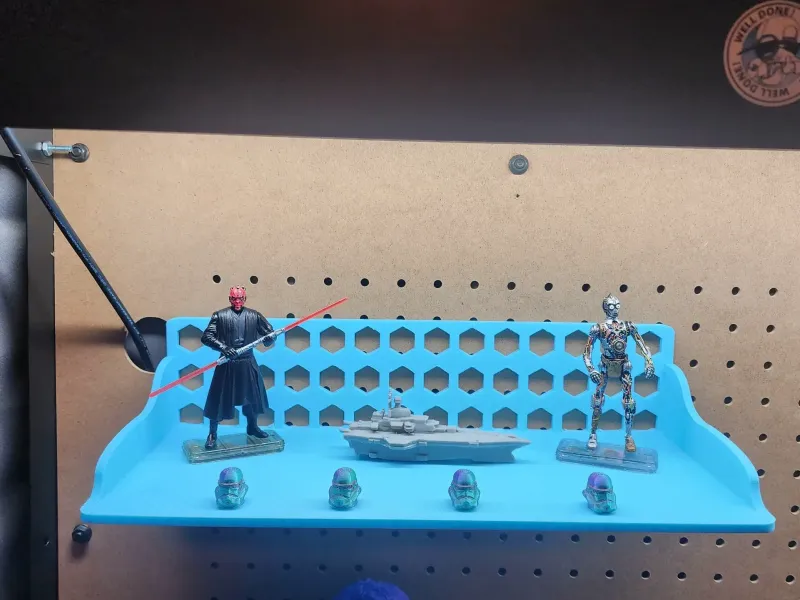 pegboard shelf