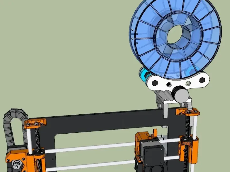 Prusa i3 MK2S Adjustable Spool Holder