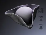 Three-Cornered Pirate Hat #RoZ-7