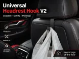 Universal Car Headrest Hook Scalable Back Seat Bag Hanger-8