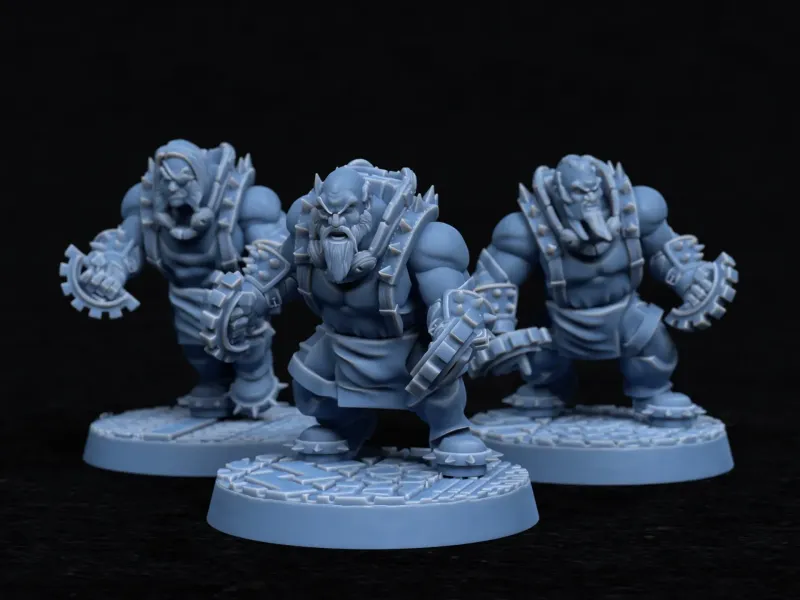 Gear Brawlers (dwarf melee elite fighters)