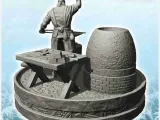 Medieval blacksmith with workshop utensils and stove (23)-3