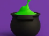 Magic cauldron figurine-0