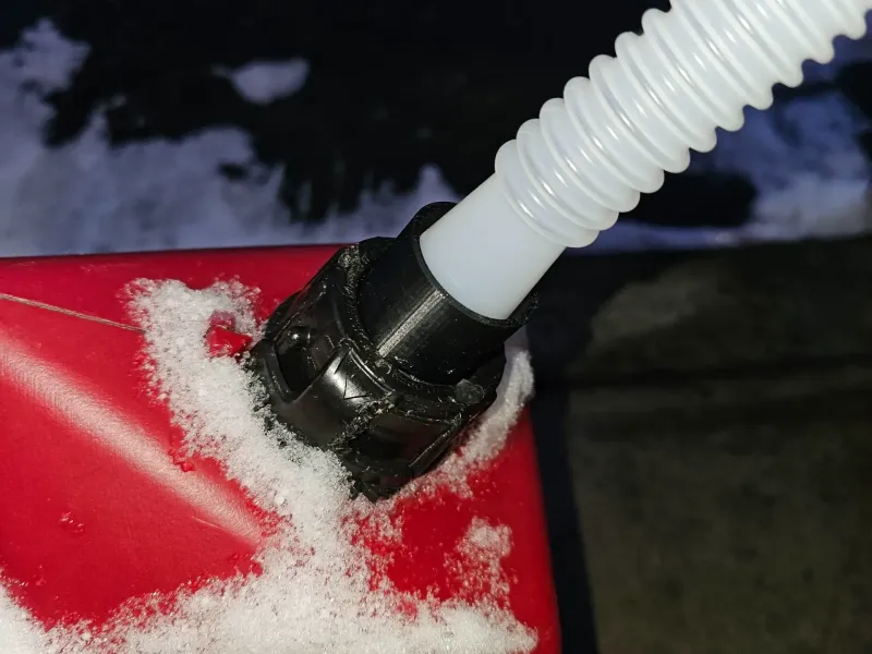 5 gal gas can sleeve for generic replacement spout