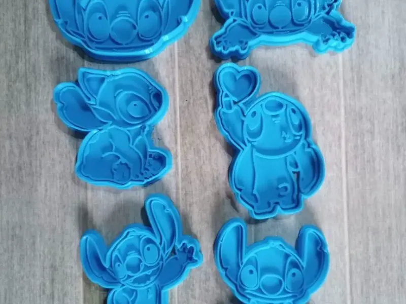 LILO Y STITCH CORTANTE DE GALLETAS