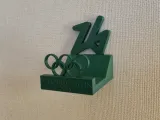Wall Headphone Stand – Olympic-Inspired Mount with marker-3