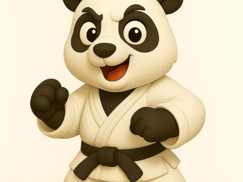 panda judo / coleção esportes 