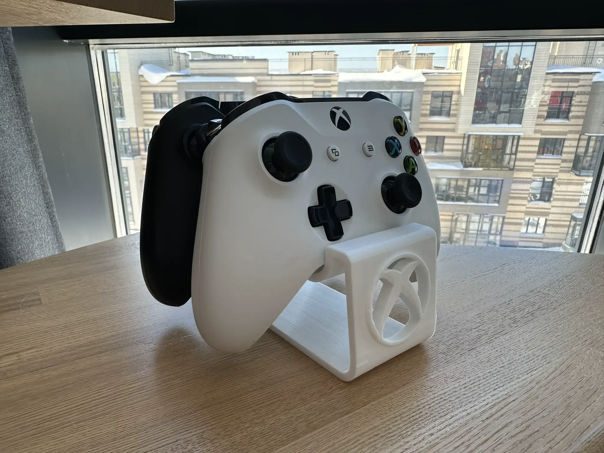 Stand for two xbox controllers
