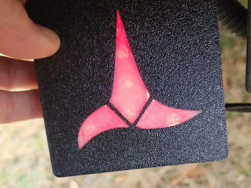 Klingon Brake Light Cover for hitch receiver
